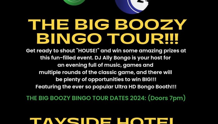 The BIG Boozy Bingo Tour