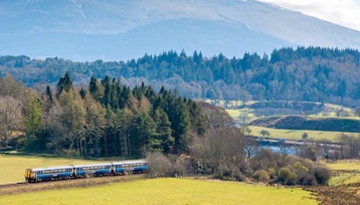 ScotRail train on West Highland Line