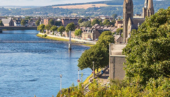 View over Inverness.
