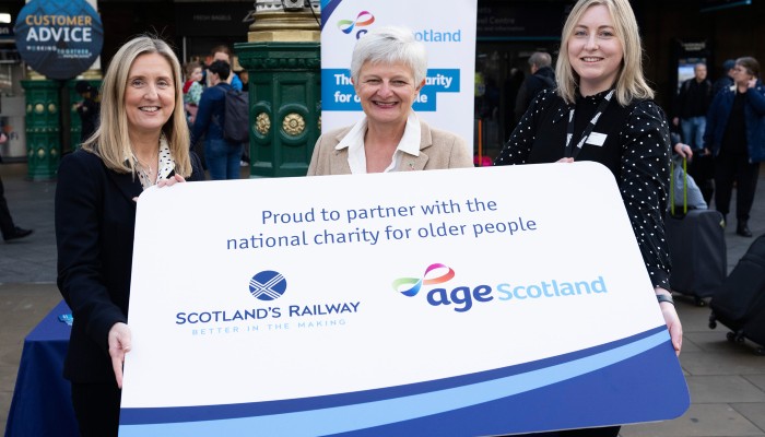 Scotland's Railway charity partnership launch 