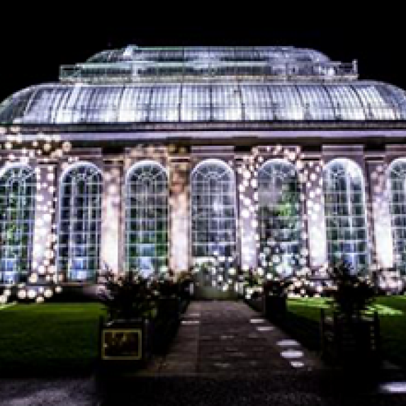 Royal Botanical Gardens in Edinburgh's Christmas Light Show