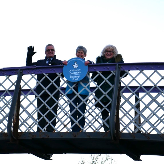 John Wilson Scotrail; Dr Viviene Cree Friends of Blair Atholl Station; and Sally Spaven Chair of the Highland Mainline Rail Partnership