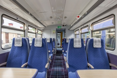ScotRail Highland Explorer interior seating