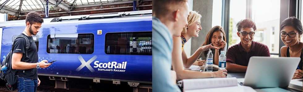 Share happy times together when you travel Scotland by rail with your 16-25 Railcard