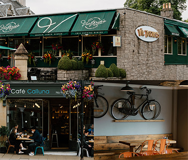 Places to eat and drink in Pitlochry.