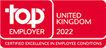 Top Employer United Kingdom 2022 logo