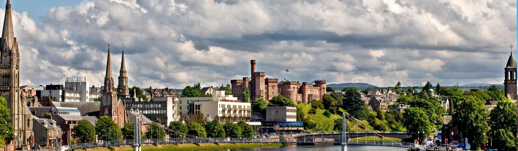 Image: Inverness Castle and the River Ness. Credit: Inverness Marketing group.