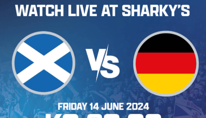 Sharky's Euro Fanzone Scotland v Germany 14th June 8pm KO