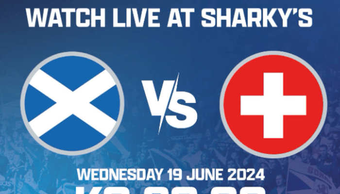 Sharky's Euro Fanzone Scotland v Switzerland 