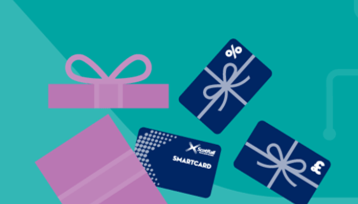 Smartcard rewards illustration - boxes