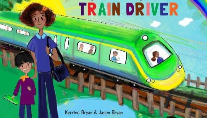 My Mummy is a train driver book cover