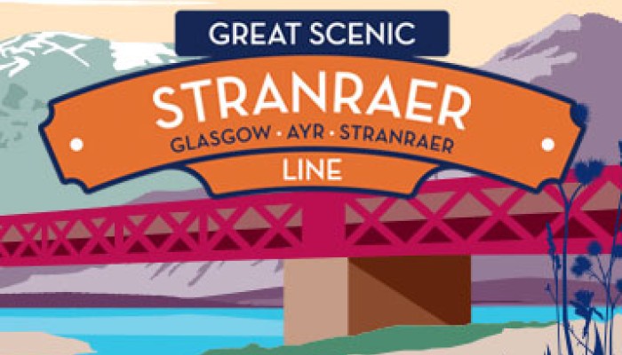 Great Scenic Rail Journeys Stranraer Line illustration
