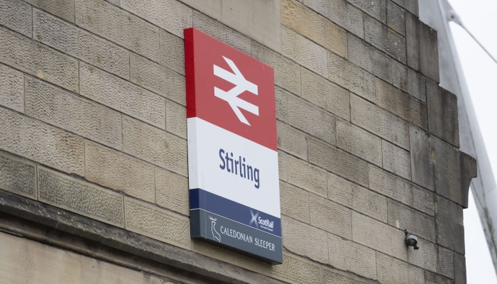 Stirling station sign