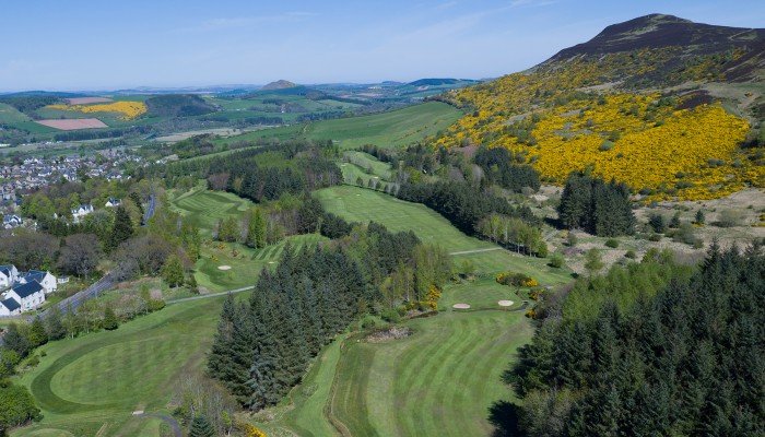 Aerial view of Melrose Golf Course