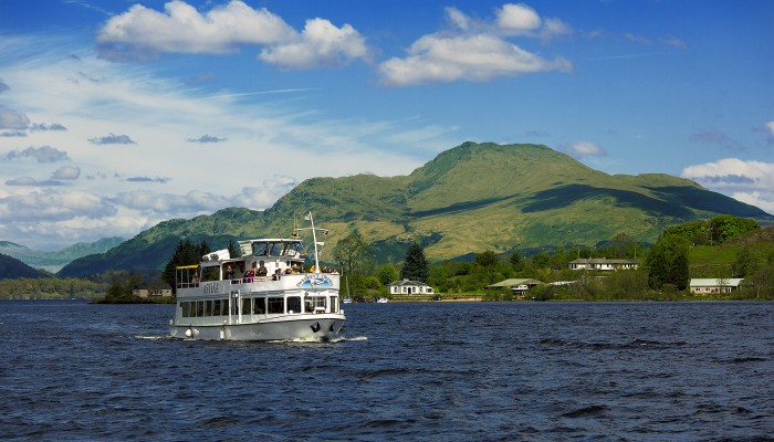 Sweeney's Cruise boat on Loch Lomond