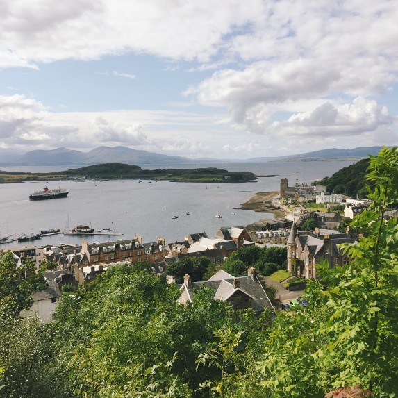 View of Oban from McCaig's Tower