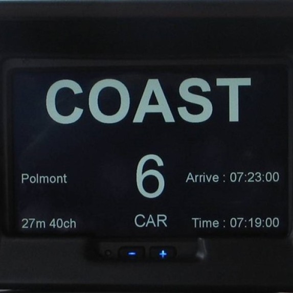 Driver Advisory System screen