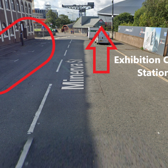 Image of Exhibition Centre rail replacement point