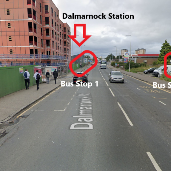 Image of Dalmarnock Rail Replacement point