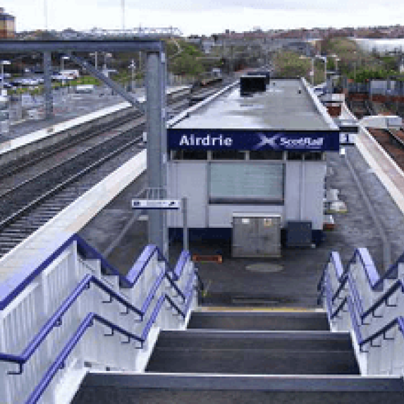 Image of Airdrie train station 