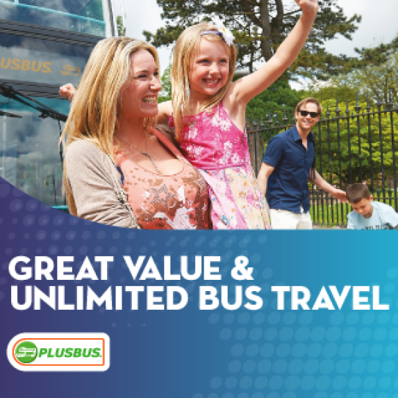 Great value and unlimited bus travel from PLUSBUS