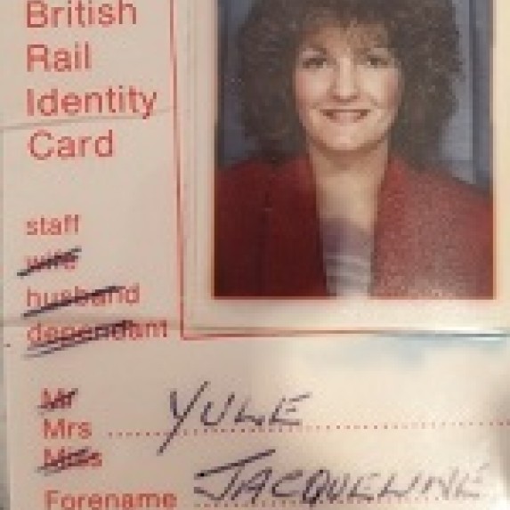 Jackie Yule's British Rail Identity Card