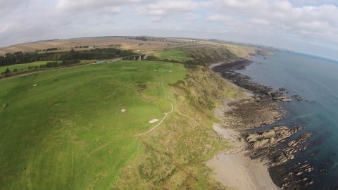 Stonehaven Golf Club from the air