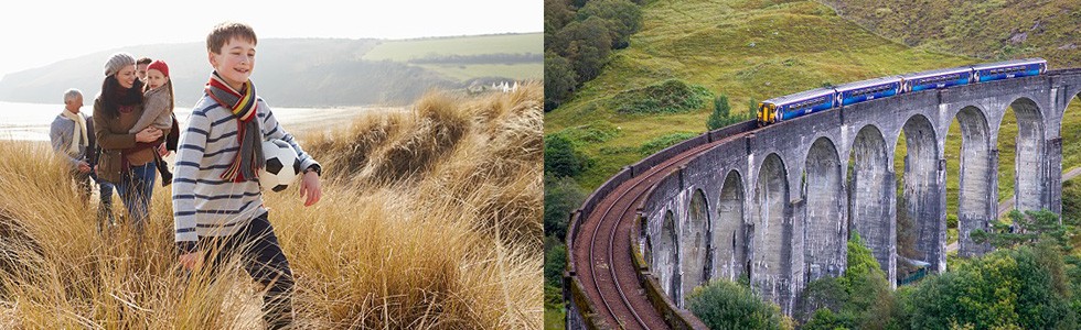 Share happy times together when you travel Scotland by rail with your Family & Friends Railcard.