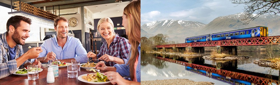 Share happy times together when you travel Scotland by rail with your 26-30 Railcard