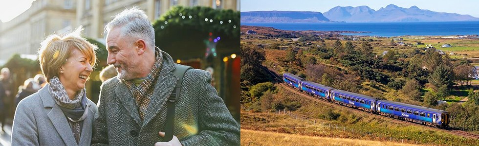 Share happy times together and enjoy stunning scenery traveling using your Senior Railcard.