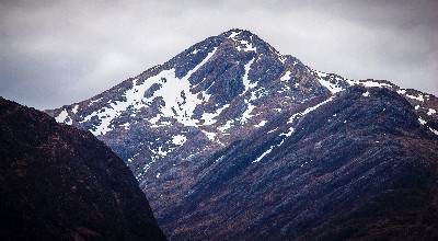 Snow topped mountain