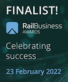 Finalist Rail Business Awards 2022 logo
